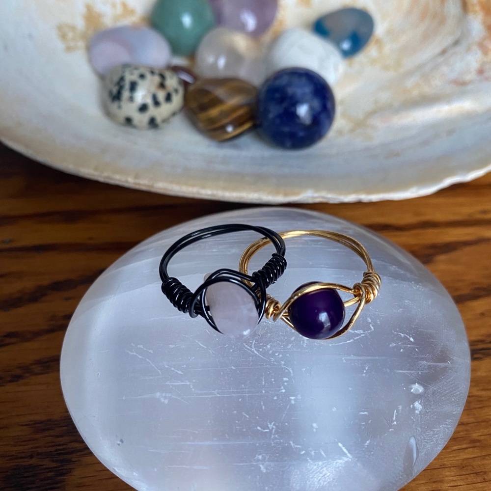 Handmade Wire Wrapped Rings - Picture 9 of 13